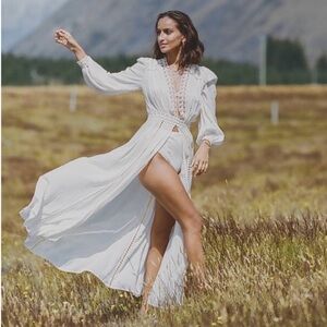 Spell Le Gauze Lace Duster